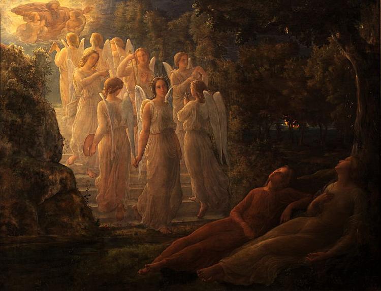 Louis Janmot The golden stairs